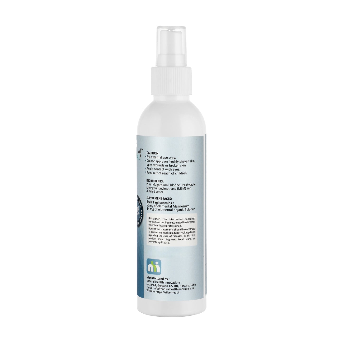 Magnesium Oil with MSM --Ultima