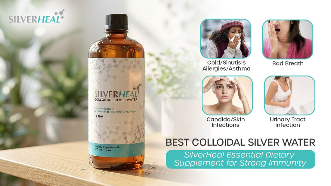 Best Colloidal Silver Water | SilverHeal Essential Dietary Supplement for Strong Immunity
