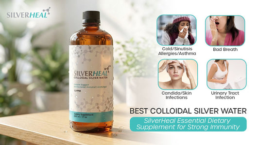 Best Colloidal Silver Water | SilverHeal Essential Dietary Supplement for Strong Immunity