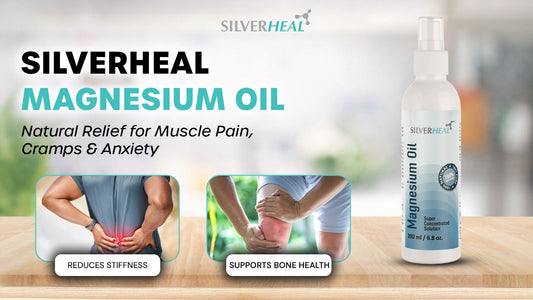 SilverHeal Magnesium Oil – Natural Relief for Muscle Pain, Cramps & Anxiety