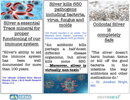 SILVERHEAL Colloidal Silver Water